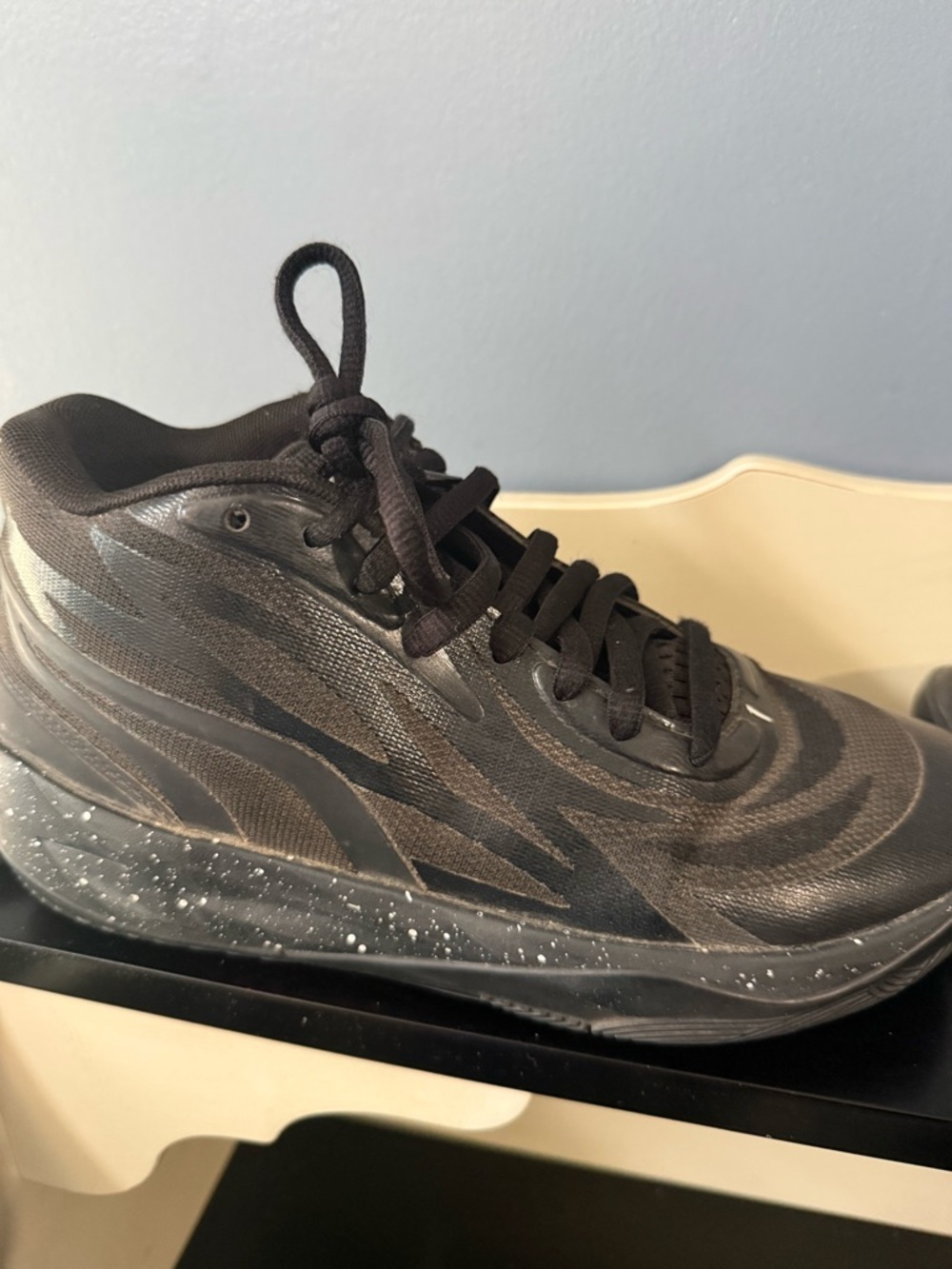 Puma Black Oreo lamely Ball junior 5.5 - Picture 3 of 8